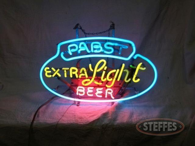 Neon Sign Pabst Extra Light